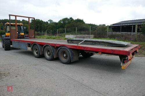 TRI-AXLE 31' 6" FLATBED SLOPER TRAILER