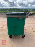 TWO GREEN WASTE BINS