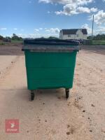 TWO GREEN WASTE BINS - 2