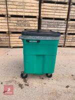 TWO GREEN WASTE BINS - 3