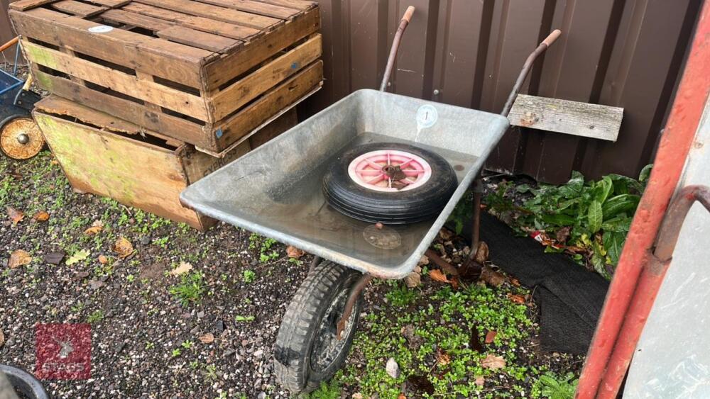 WHEEL BARROW AND WHEEL