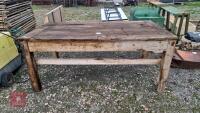 81" X 46" WORK BENCH