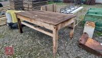 81" X 46" WORK BENCH - 2