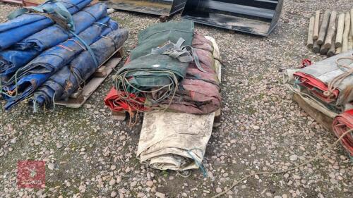 2 X NETS , TARPAULIN, SHEETS