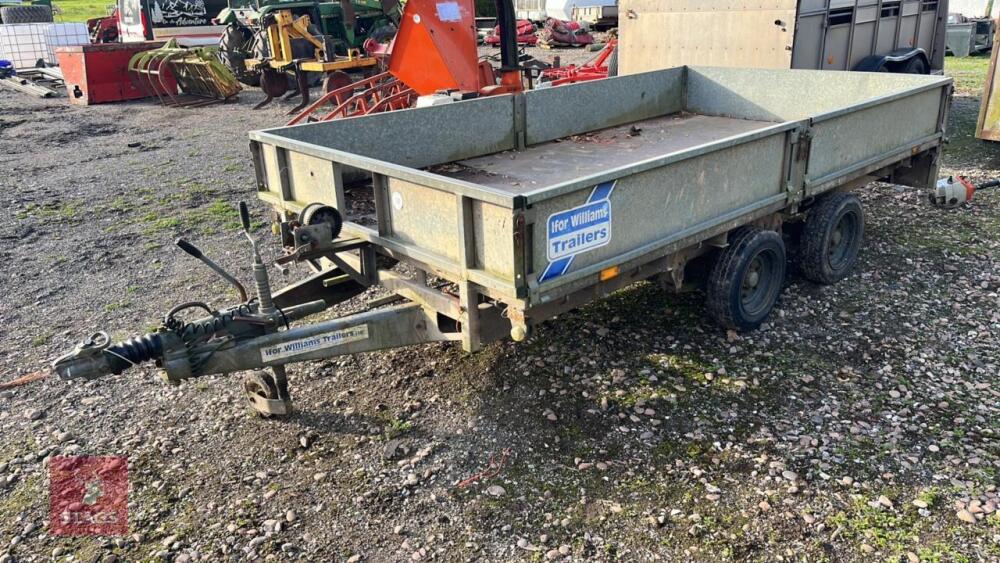 IFOR WILLAMS 12FT FLATBED TRAILER