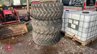 3 X FLOTATION TYRES