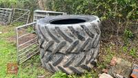 2 X MICHELIN 650/ 65 R38 TYRES