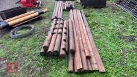 9 POSTS AND RAILS (WOODEN) - 2