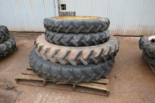 FULL SET OF ROW CROP WHEELS