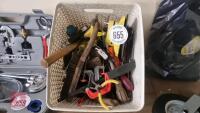 BASKET OF WORKSHOP TOOLS