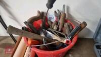 BUCKET OF TOOLS