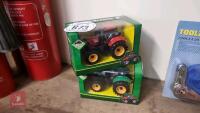 2 TOY TRACTORS