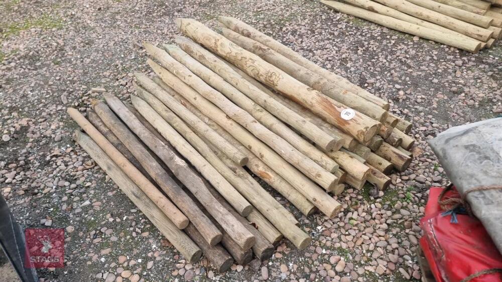 45 MIXED WOODEN STAKES