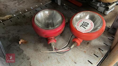 2 TRACTOR HEAD LIGHTS