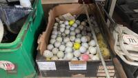 TRAY OF GOLF BALLS - 2