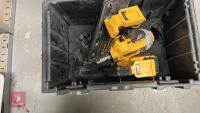 DEWALT TOOLBOX AND NAIL GUN - 2