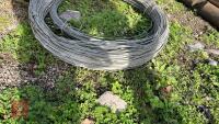 2 X ROLLS OF MILD STEEL PLAIN WIRE - 2