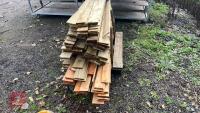 PALLET OF FEATHER EDGE TIMBER - 2