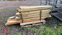 PALLET OF FEATHER EDGE TIMBER - 3