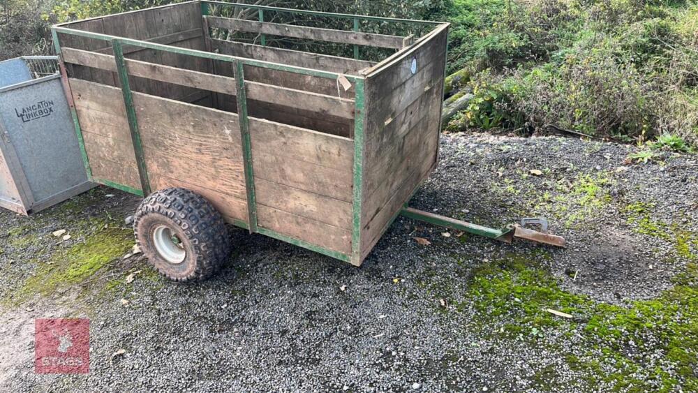 WOODEN A.T.V TRAILER