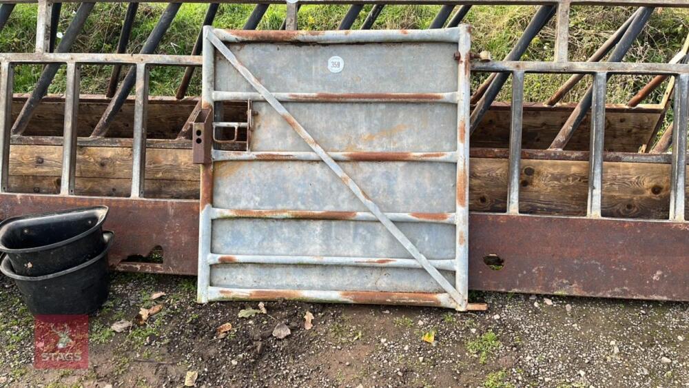 3'-7" SHEETED GATE