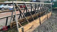 1 X 15' CATTLE FEED BARRIER