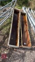 2 X 7' HOOK-ON CATTLE TROUGHS - 3