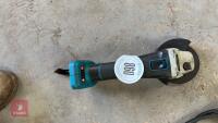 HITACHI 8" GRINDER (240V GWO) & 4.5" GRINDER (18V S/R) - 2