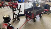 4 WHEELED GARDEN TROLLEY - 2