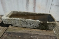 1 OBLONG STONE TROUGH - 2