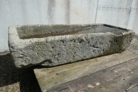 1 OBLONG STONE TROUGH - 3