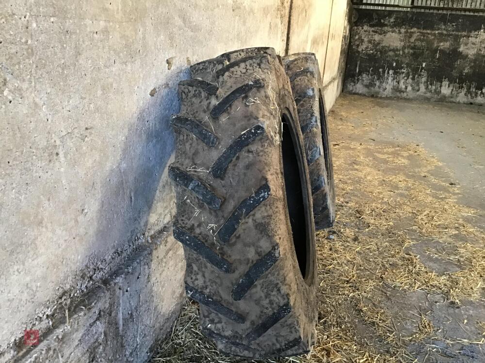 SET OF GOODYEAR REAR TRACTOR TYRES