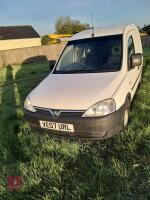 2007 VAUXHALL VAN