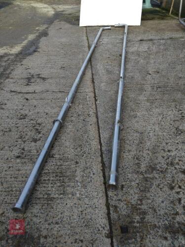 2X 75ML S/S MILKING PALOUR PIPES