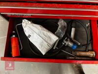 SNAP-ON TOOL BOX AND CONTENTS - 13