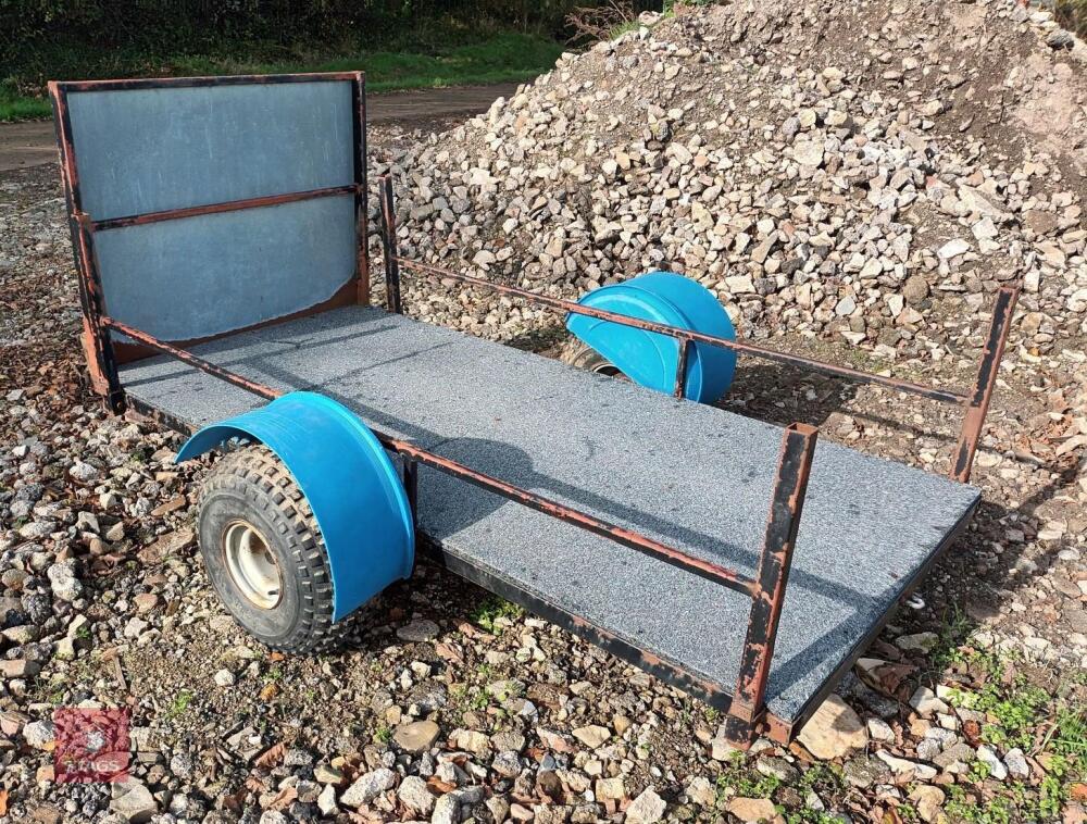 HOME MADE ATV FLAT BED TRAILER