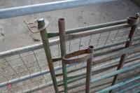 4 MIXED METAL SHEET HURDLES - 6