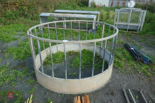 GALVANISED SHEEP ROUND FEEDER