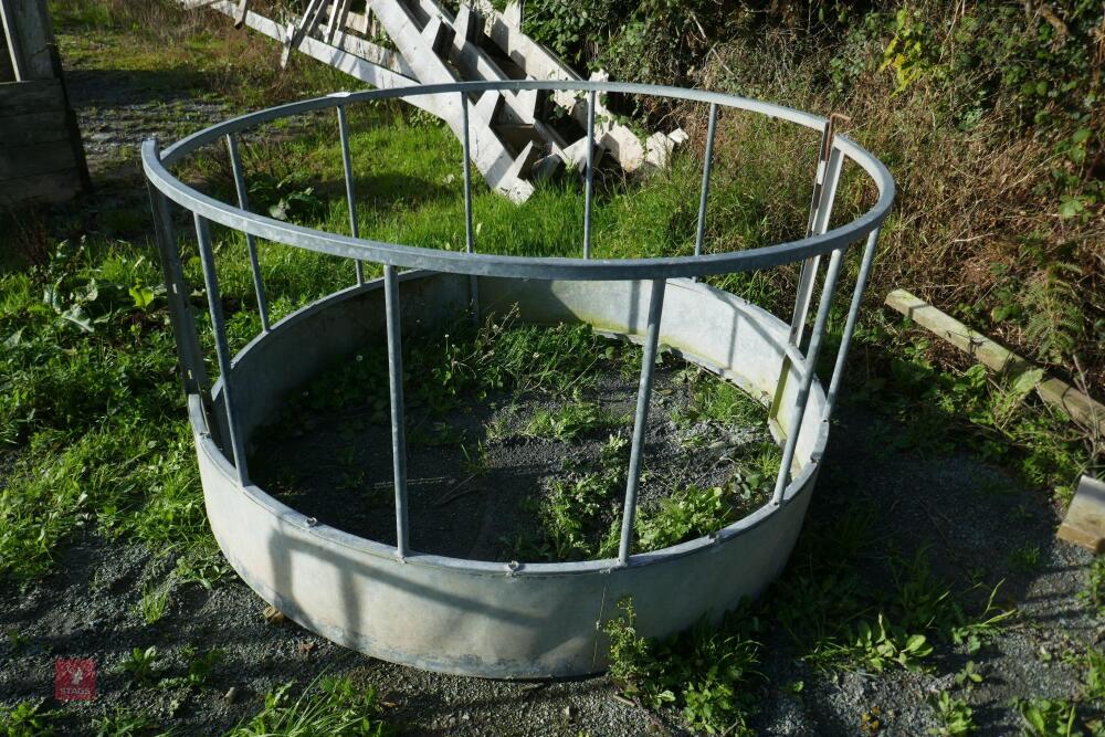 GALVANISED SHEEP ROUND FEEDER