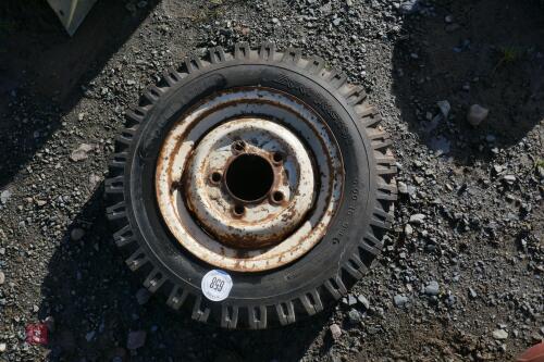 6.00-16 LAND ROVER WHEEL + TYRE