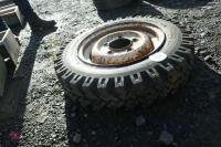 6.00-16 LAND ROVER WHEEL + TYRE - 4