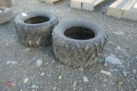 2 X 27 X 11.00 R14 TYRES - 2