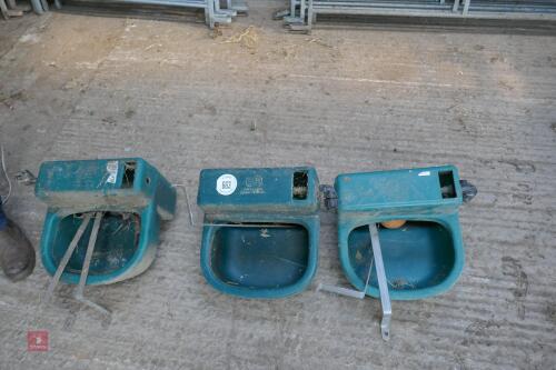 3 x JFC PLASTIC TROUGHS