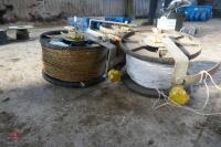 3 X ELECTRIC WIRE REELS