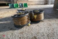 3 X ELECTRIC WIRE REELS - 2