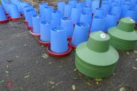 10 MINOLA FEEDERS WITH RAIN HATS - 4