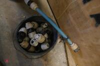 BUCKET OF VARIOUS WATER PIPE FITTINGS - 2