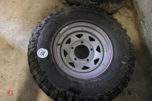 BRAND NEW LANDROVER WHEEL AND TYRE