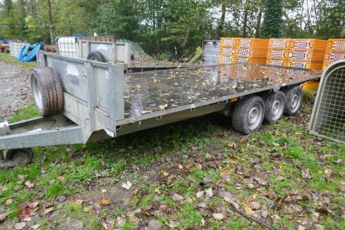 GRAHAM EDWARDS 16' FLATBED TRAILER