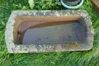 2 X STONE PLANTERS/ TROUGHS - 7